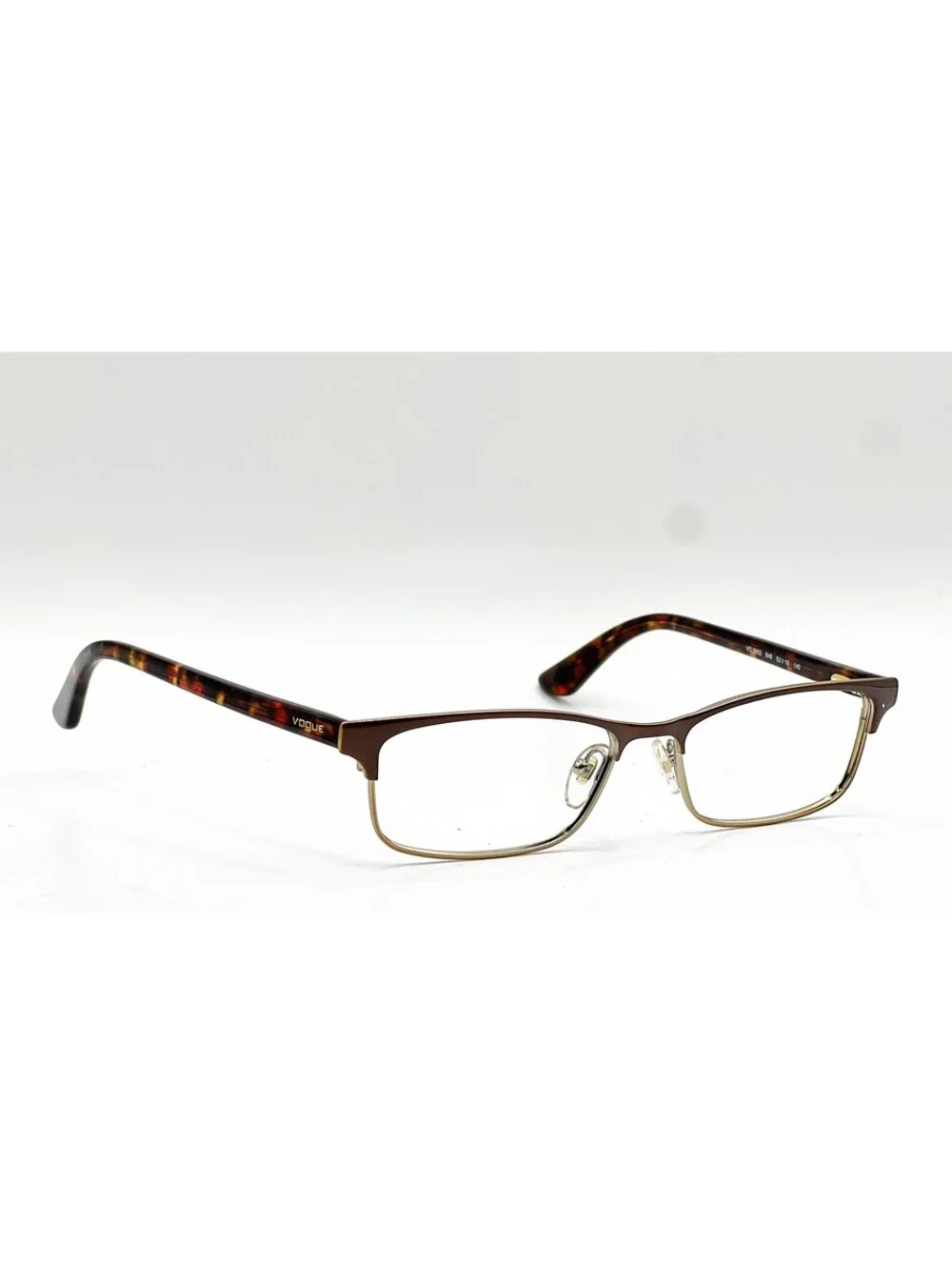 Vogue VO 3862 848 Brown Pale Gold Authentic Eyeglass Frames 52-16